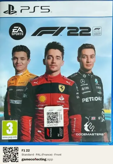 F1 22 PlayStation 5, France box front