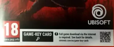 Assassin's Creed Shadows, the PEGI square on its front