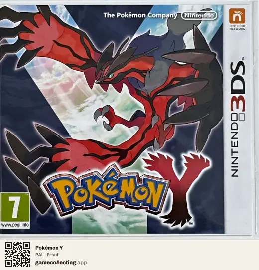Pokémon Y Nintendo 3DS, PAL box front