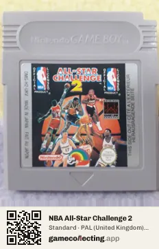 NBA All-Star Challenge 2 Game Boy, PAL cartridge label