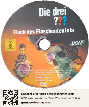 Die drei ???: Fluch des Flaschenteufels Computer, PAL disc