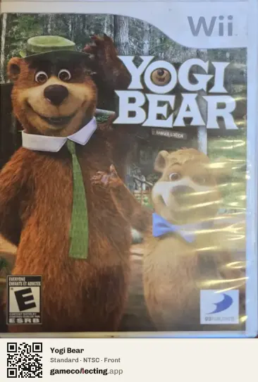 Yogi Bear Nintendo Wii, NTSC box front