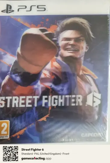 Street Fighter 6 PlayStation 5, United Kingdom box front