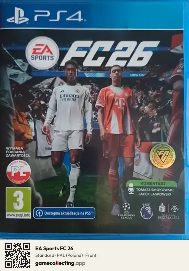 EA Sports FC 26 PlayStation 4, Poland box front