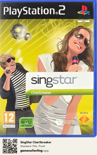 SingStar Chartbreaker PlayStation 2, PAL box front