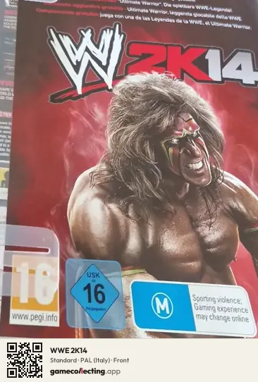 WWE 2K14 PlayStation 3, Italy box front