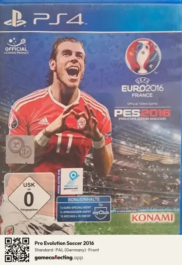 Pro Evolution Soccer 2016 PlayStation 4, Germany box front