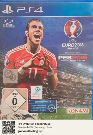Pro Evolution Soccer 2016 PlayStation 4, Germany box front