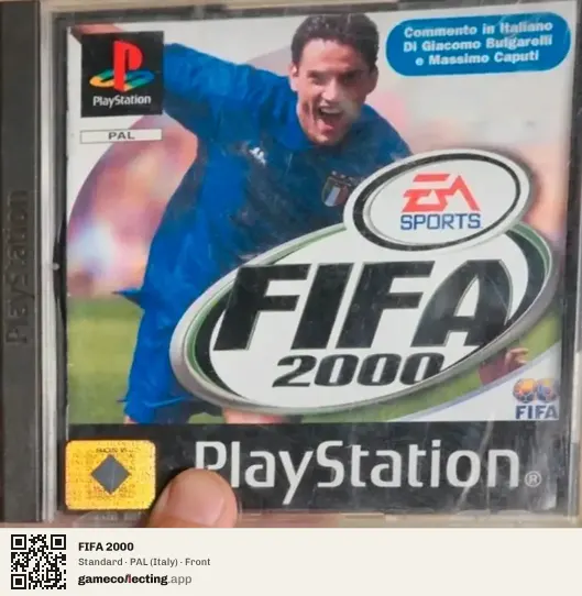 FIFA 2000 PlayStation, Italy box front