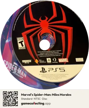Marvel's Spider-Man: Miles Morales PlayStation 5, NTSC disc