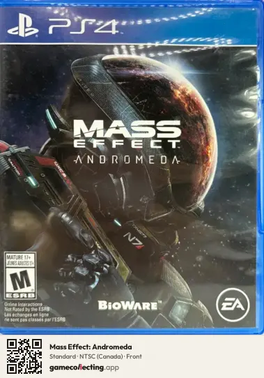 Mass Effect: Andromeda PlayStation 4, Canada box front
