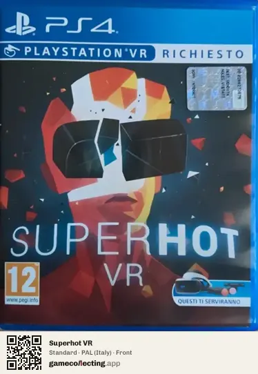 Superhot VR PlayStation 4, Italy box front