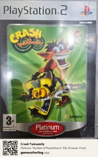Crash Twinsanity PlayStation 2, France box front