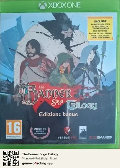 The Banner Saga Trilogy Xbox One, Italy box front