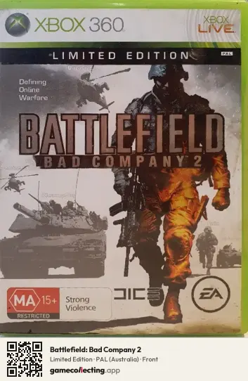 Battlefield: Bad Company 2 Xbox 360, Australia box front