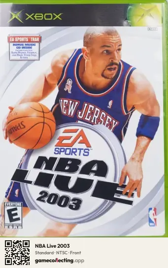 NBA Live 2003 Xbox, NTSC box front