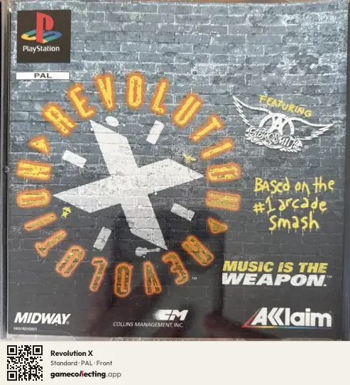 Revolution X PlayStation, PAL box front