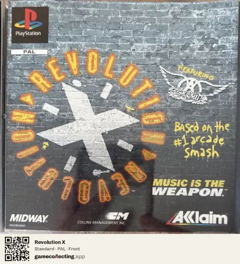 Revolution X PlayStation, PAL box front