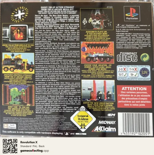 Revolution X PlayStation, PAL box back