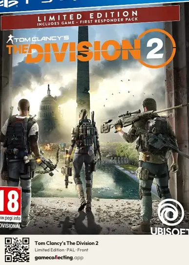 Tom Clancy's The Division 2 PlayStation 4, PAL box front