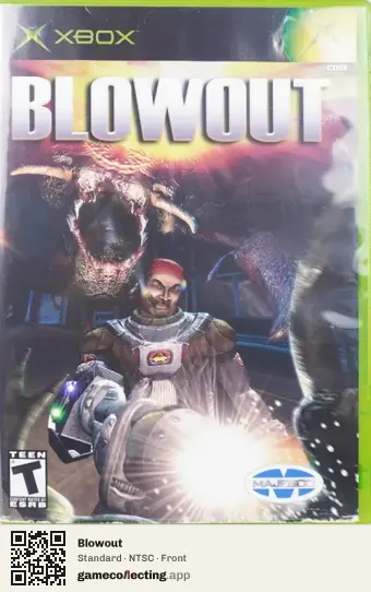 Blowout Xbox, NTSC box front