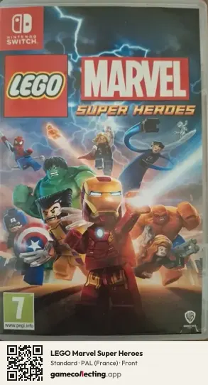 LEGO Marvel Super Heroes Nintendo Switch, France box front