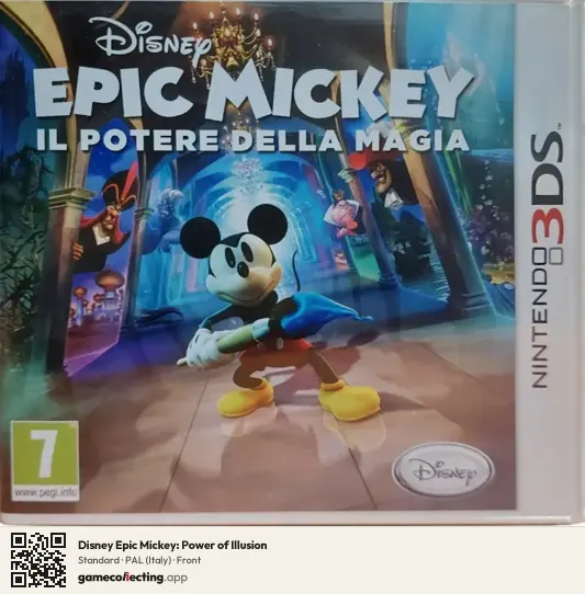 Disney Epic Mickey: Power of Illusion Nintendo 3DS, Italy box front