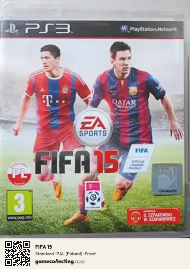 FIFA 15 PlayStation 3, Poland box front