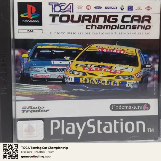 TOCA Touring Car Championship PlayStation, Italy box front
