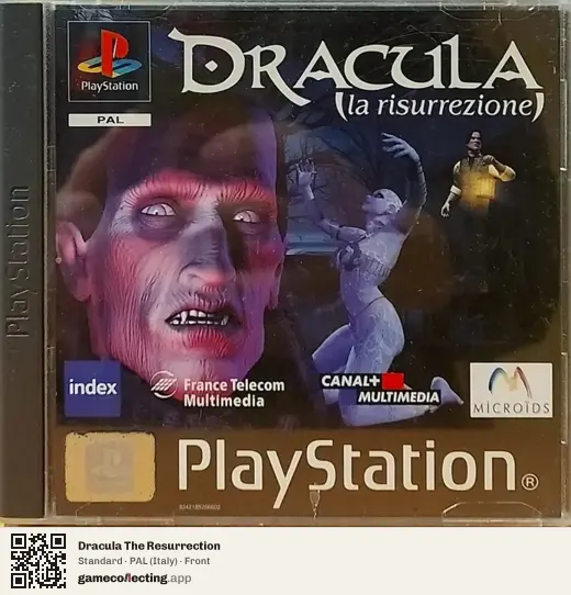 Dracula The Resurrection PlayStation, Italy box front