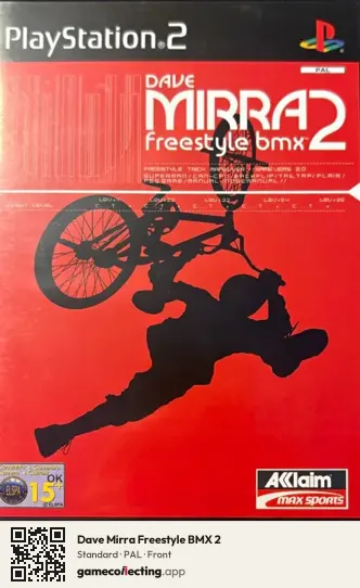 Dave Mirra Freestyle BMX 2 PlayStation 2, PAL box front