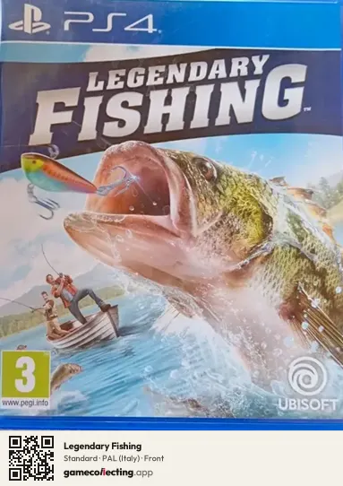 Legendary Fishing PlayStation 4, Italy box front