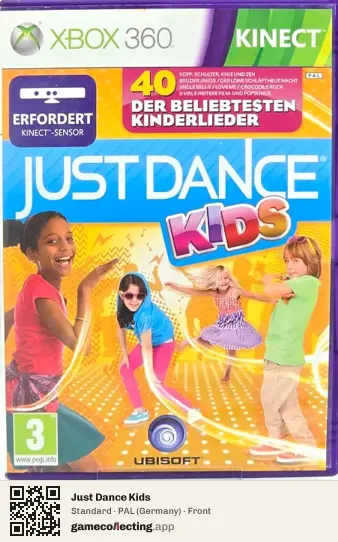 Just Dance Kids Xbox 360, Germany box front