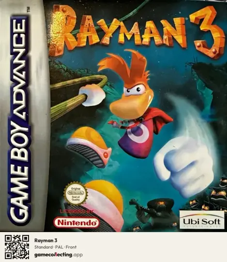 Rayman 3 Game Boy Advance, PAL box front