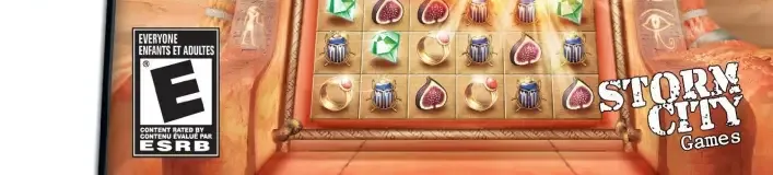 Jewel Master: Egypt, the ESRB box on its front