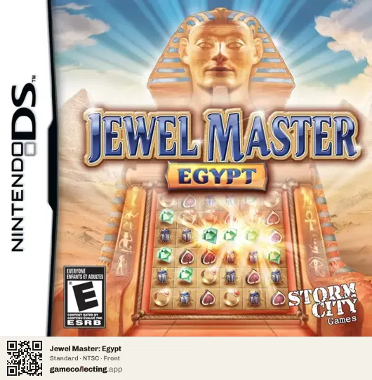 Jewel Master: Egypt Nintendo DS, NTSC box front