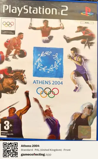 Athens 2004 PlayStation 2, United Kingdom box front