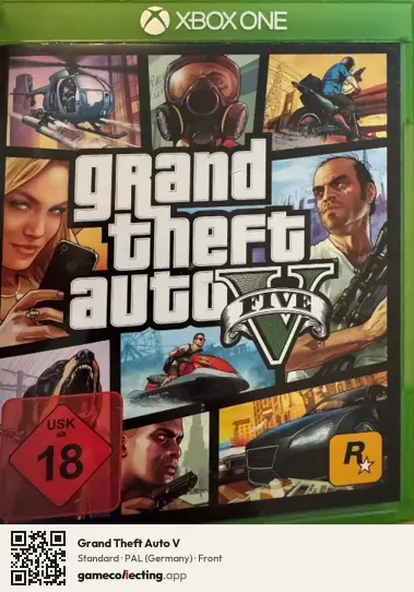 Grand Theft Auto V Xbox One, Germany box front