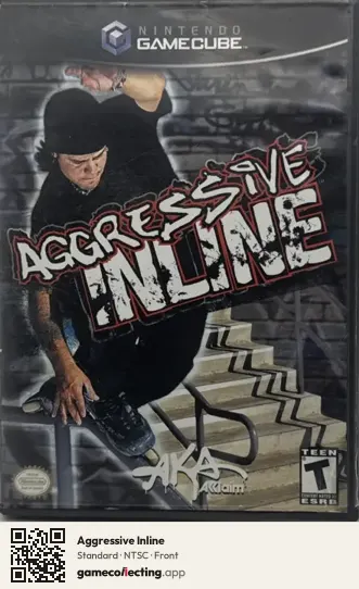 Aggressive Inline Nintendo GameCube, NTSC box front