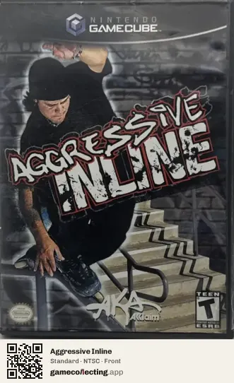 Aggressive Inline Nintendo GameCube, NTSC box front
