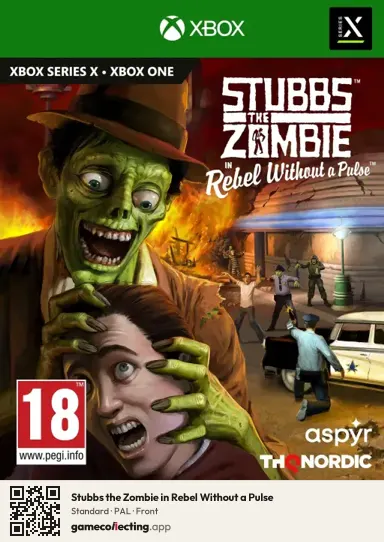 Stubbs the Zombie in Rebel Without a Pulse Xbox One, PAL box front