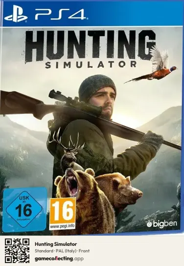 Hunting Simulator PlayStation 4, Italy box front