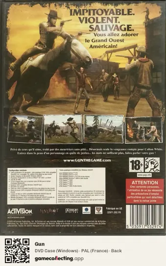 Gun Computer, France box back