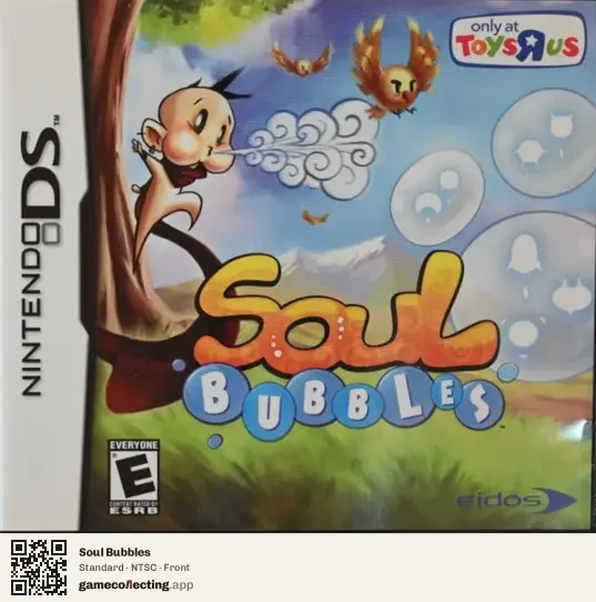 Soul Bubbles Nintendo DS, NTSC box front