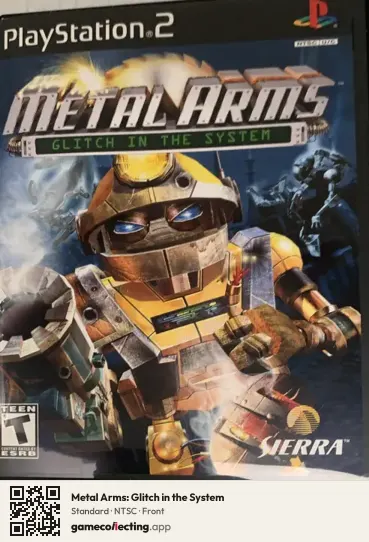 Metal Arms: Glitch in the System PlayStation 2, NTSC box front