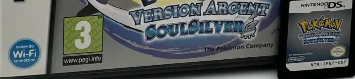 Pokémon SoulSilver Version, the PEGI square on its front