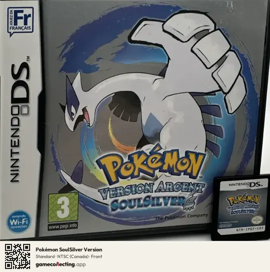 Pokémon SoulSilver Version Nintendo DS, Canada box front