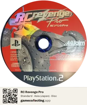 RC Revenge Pro PlayStation 2, Asia disc