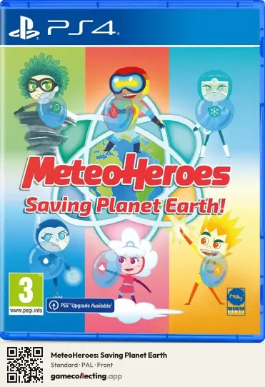 MeteoHeroes: Saving Planet Earth PlayStation 4, PAL box front