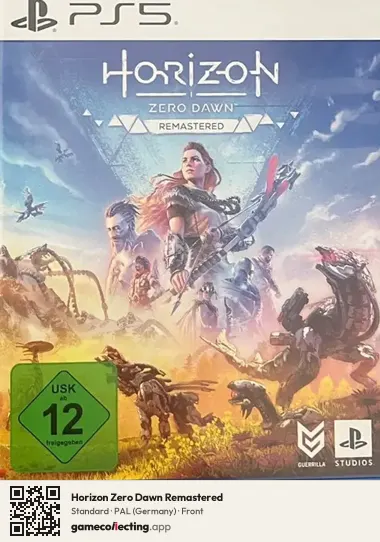 Horizon Zero Dawn Remastered PlayStation 5, Germany box front